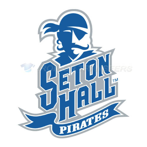 Seton Hall Pirates Logo T-shirts Iron On Transfers N6164 - Click Image to Close